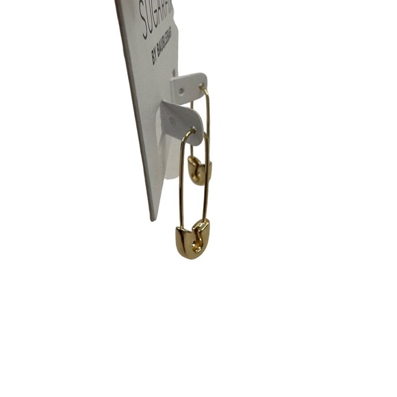 Sugarfix by Baublebar Gold Tone Safety Pin Threader Earrings - Picture 3 of 5